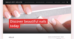 Desktop Screenshot of nailsbyhelen.co.uk